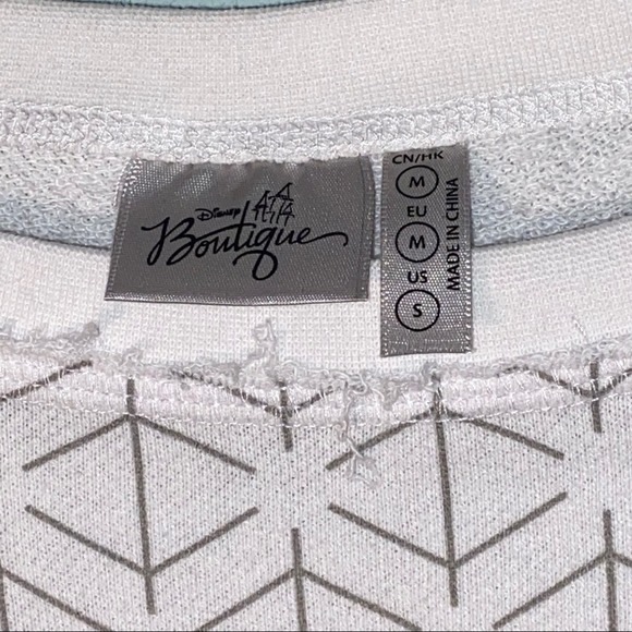 Disney Boutique Crew Neck Reversed Seam Sweatshirt | Women’s Small - Picture 4 of 5